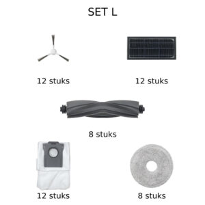 Vervangingsset L voor Dreame L10S Ultra Gen 2 Gen 2