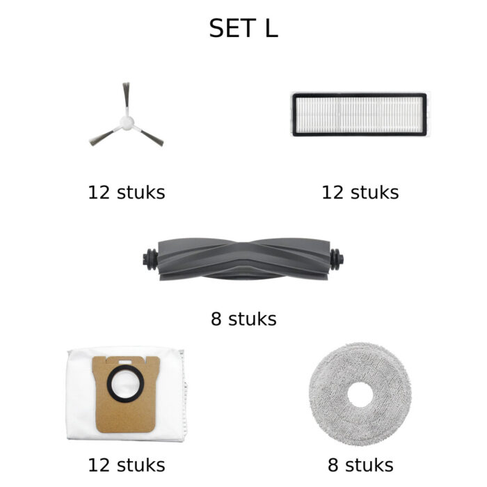 Vervangingsset L voor Dreame S10 Plus Vervangingsset L voor Dreame S10 Plus