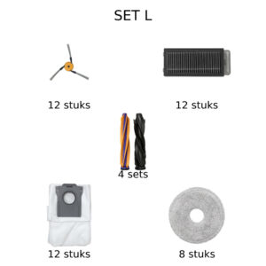 Vervangingsset L voor Dreame X60 Pro Master